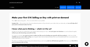 Make your first £1K Selling on Etsy with print-on-demand