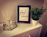 Its So Good To Be Home Simple Home Wall Decor Print