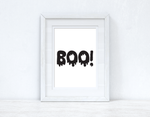 BOO Halloween Autumn Seasonal Wall Home Decor Print