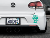 Adorable Wildcat Bumper Car Sticker