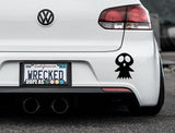 Adorable Ghost Bumper Car Sticker