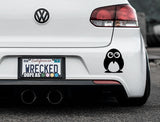 Adorable Penguin Bumper Car Sticker