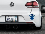 Adorable Demon Bumper Car Sticker