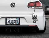 Adorable Wildcat Bumper Car Sticker