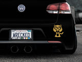 Adorable Wildcat Bumper Car Sticker