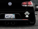 Adorable Monkey Bumper Car Sticker