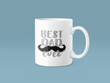 Personalised Best Dad Ever Mustache Fathers Day Collection