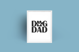 Personalised Dog Dad Paw Fathers Day Collection