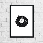 Scandinavian Fox Children's Nursery Room Wall Decor Print