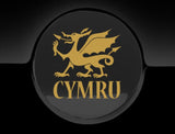 Cymru Dragon Welsh Fuel Cap Cover Car Sticker