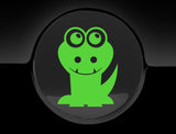 Adorable Crocodile Fuel Cap Car Sticker