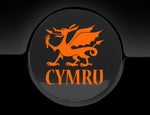 Cymru Dragon Welsh Fuel Cap Cover Car Sticker