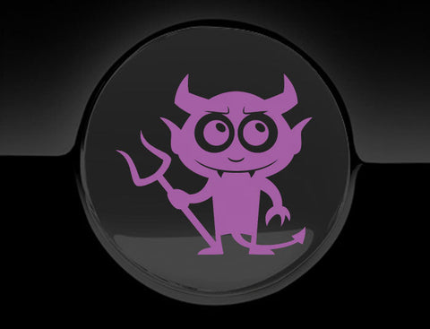 Adorable Devil Fuel Cap Car Sticker