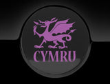 Cymru Dragon Welsh Fuel Cap Cover Car Sticker