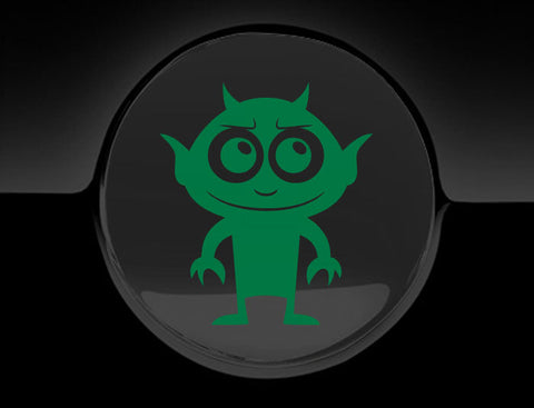 Adorable Demon Fuel Cap Car Sticker