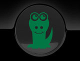 Adorable Alligator Fuel Cap Car Sticker