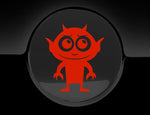 Adorable Demon Fuel Cap Car Sticker