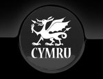 Cymru Dragon Welsh Fuel Cap Cover Car Sticker