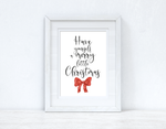 Have Yourself A Merry Little Christmas 2021 Winter Christmas Seasonal Wall Home Decor Print