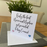 Baby Announcement Any Wording Hammered Card & Envelope