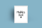 Personalised Dog Cat Name Dad Fathers Day Collection