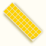 Bright Yellow Matte 2 in SQ Vinyl Wall Tile Stickers Kitchen & Bathroom Transfers