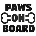 Paws On Board Sticker