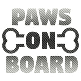 Paws On Board Sticker