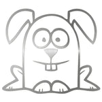 Funny Cartoon Rabbit Sticker