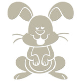 Cartoon Bunny Iron On HTV Transfer