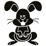 Cartoon Bunny Iron On HTV Transfer