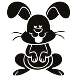 Cartoon Bunny Iron On HTV Transfer