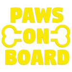 Paws On Board Sticker