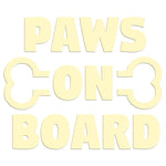 Paws On Board Sticker