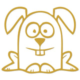 Funny Cartoon Rabbit Sticker