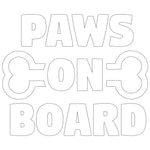 Paws On Board Sticker