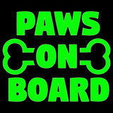 Paws On Board Sticker