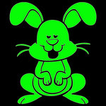 Funny Bunny Sticker