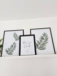 Double Trouble Tropical Leaves Summer Seasonal Wall Home Decor Print