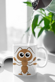 Adorable Spider Insect Personalised Your Name Gift Mug