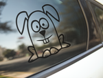 Funny Cartoon Rabbit Sticker