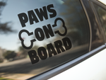 Paws On Board Sticker