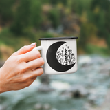 Floral Moon 1 Boho Mug