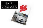 Car Emblem Vinyl Wrap Kit Front & Rear Badge Sticker Set