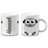 Adorable Sheep Personalised Your Name Gift Mug