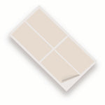 Transparent Gloss 100x200mm Vinyl Wall Tile Stickers Kitchen & Bathroom Transfers