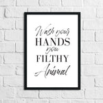 Wash Your Hands 2 Bathroom Wall Decor Print